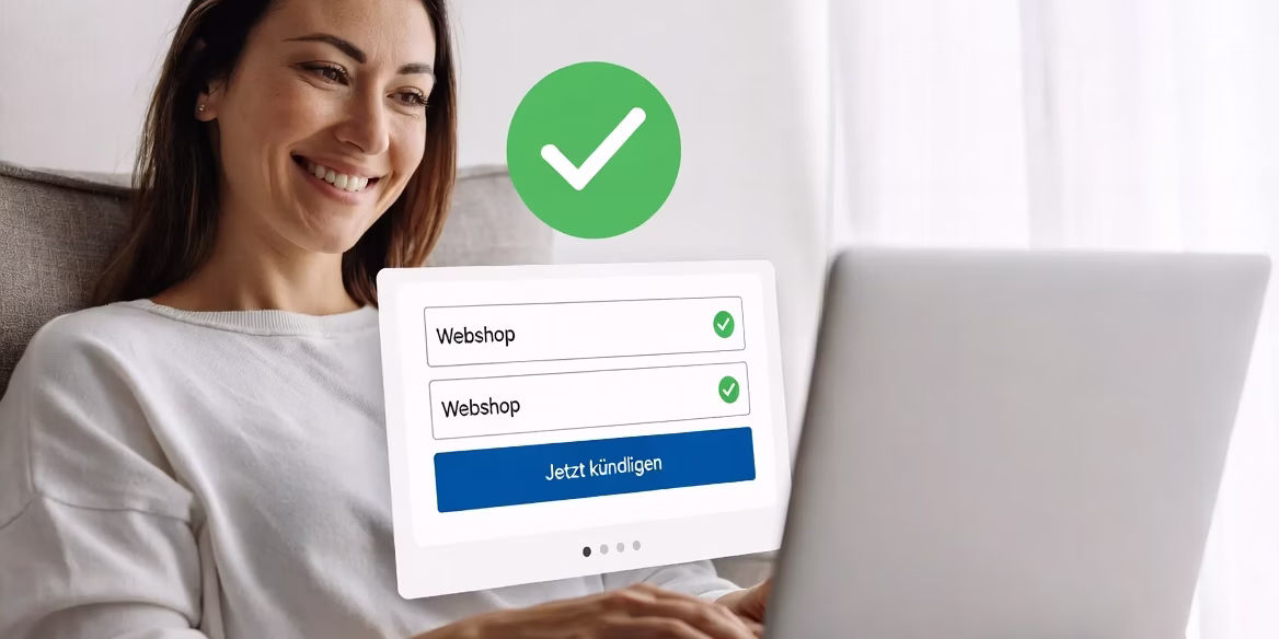 Webshop kündigen