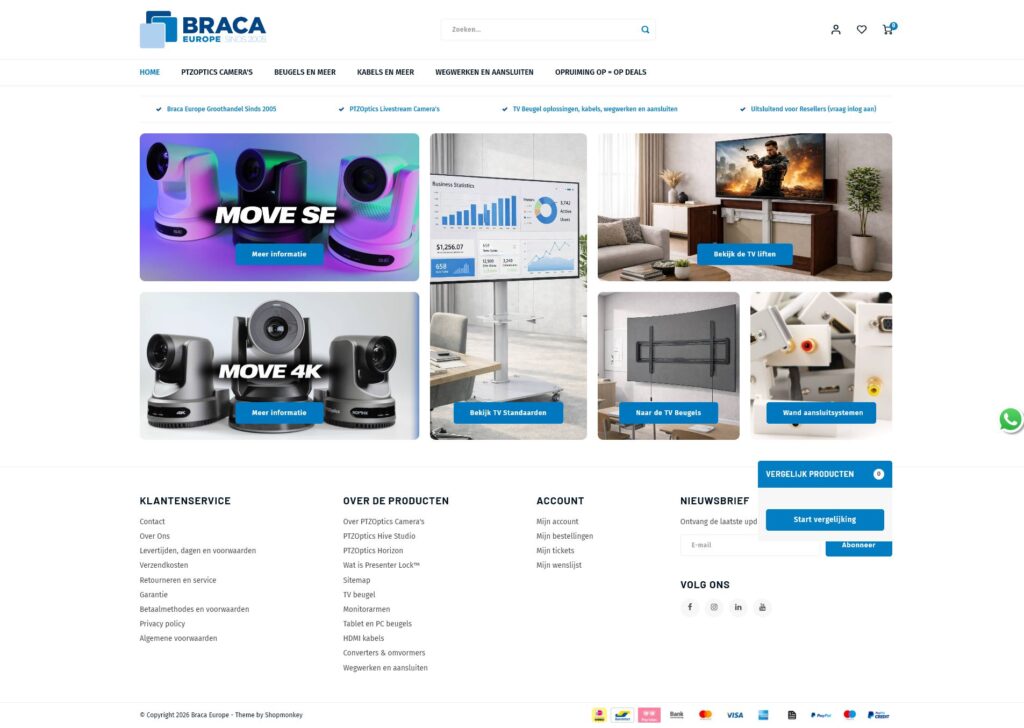 Braca Europe online store